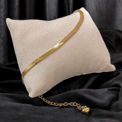 Basic Snake Chain Bracelet-Gold