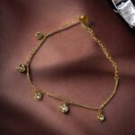 Stone and Flower Bracelet