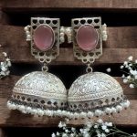 Inaayat Light Wieight Jhumki with Stone